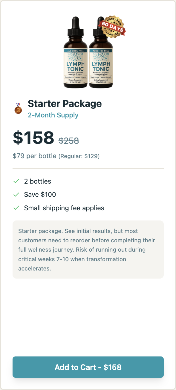 LymphTonic 60 day supply
