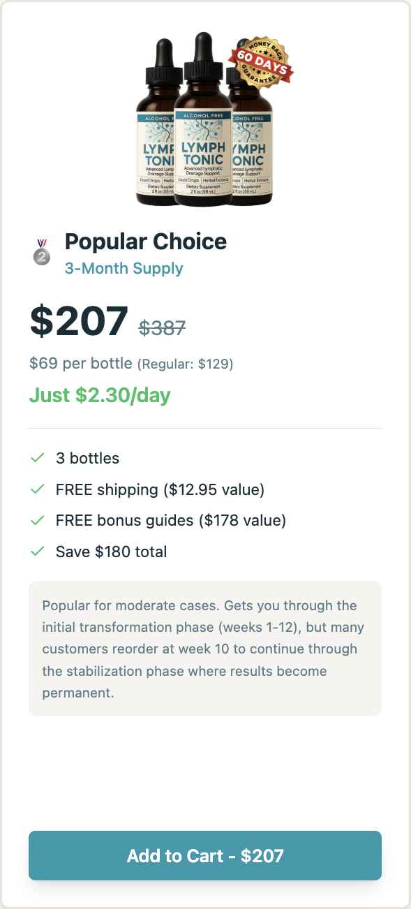 LymphTonic 90 day supply